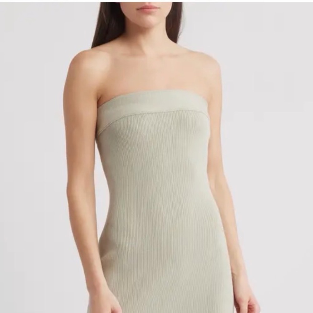 Free People Ravena Strapless Maxi Sweater Dress